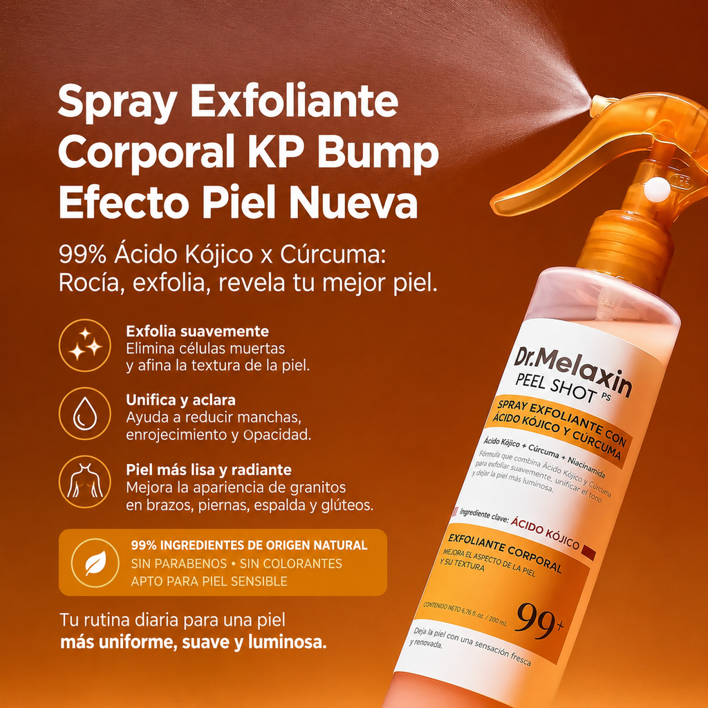 Exfoliante corporal Dr.MELAXIN que ayuda a eliminar la piel áspera y oscura 🎁 Aprovecha hoy hasta 40% OFF + envío gratis