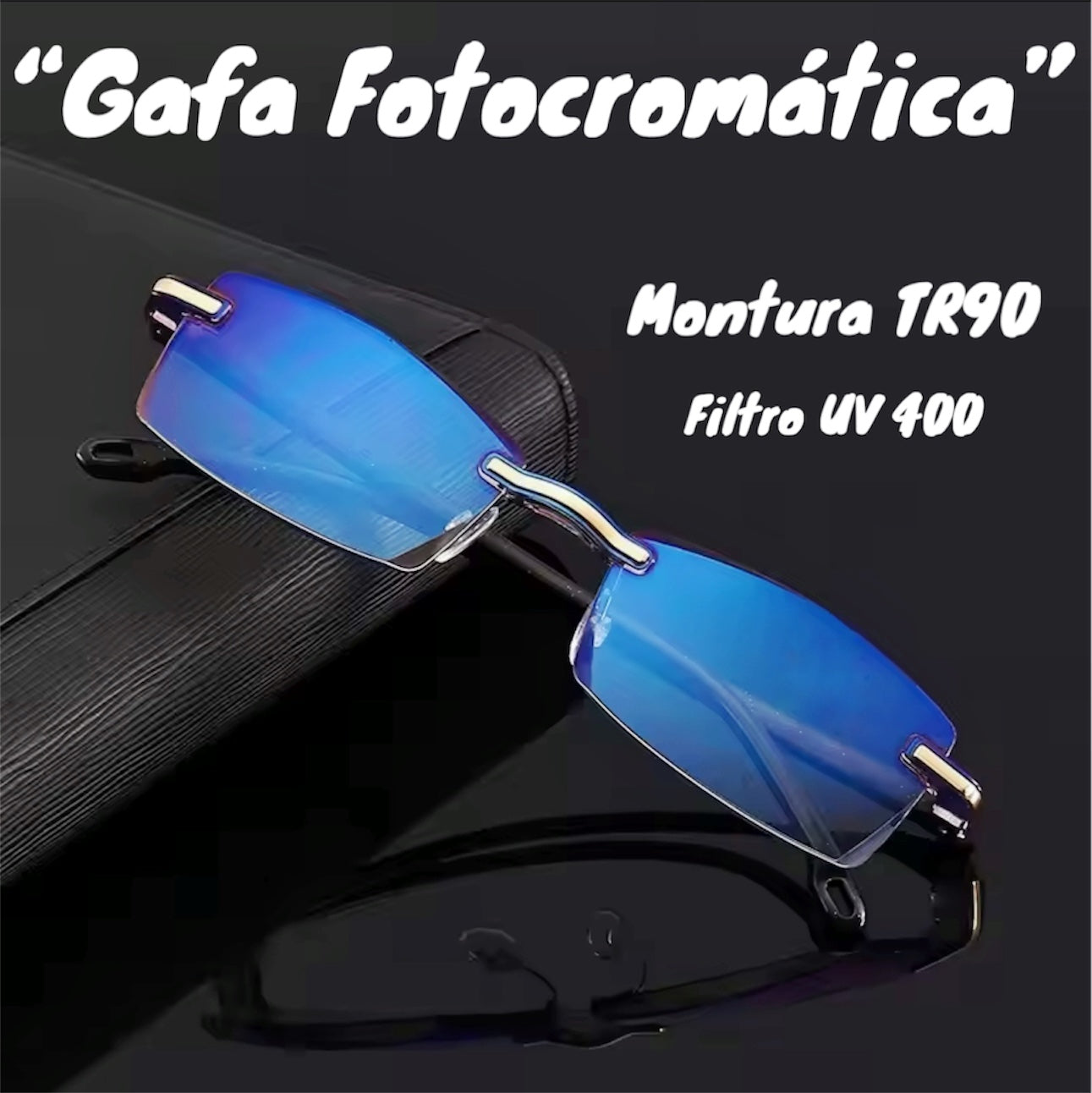 Gafas TR90 Pro Titanium FM+Solo pagas cuando recibes el producto 🚚  Envío gratis.